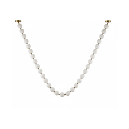 Pearl Glass Necklace Balls Chandelier
