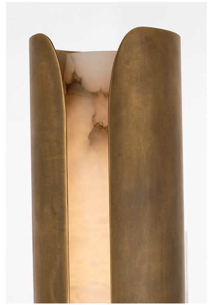 Cradled Alabaster Sconce