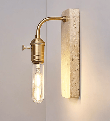 Industrial Stone Sconce