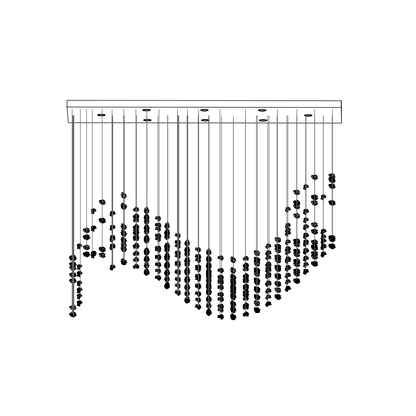 Raw Crystal Customize Chandelier