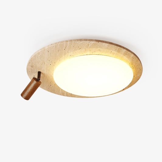 Travertine Oval Knob Ceilling Lamp