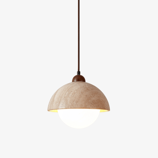 Dome Travertine Pendant Lamp