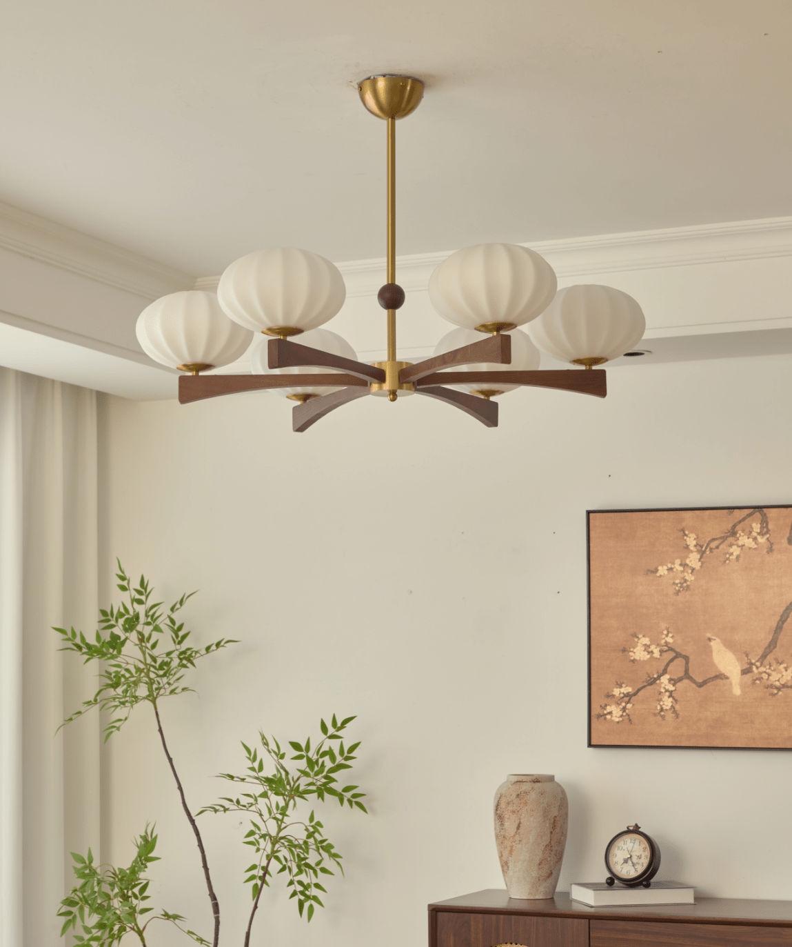 Elias Mid-Century Chandelier