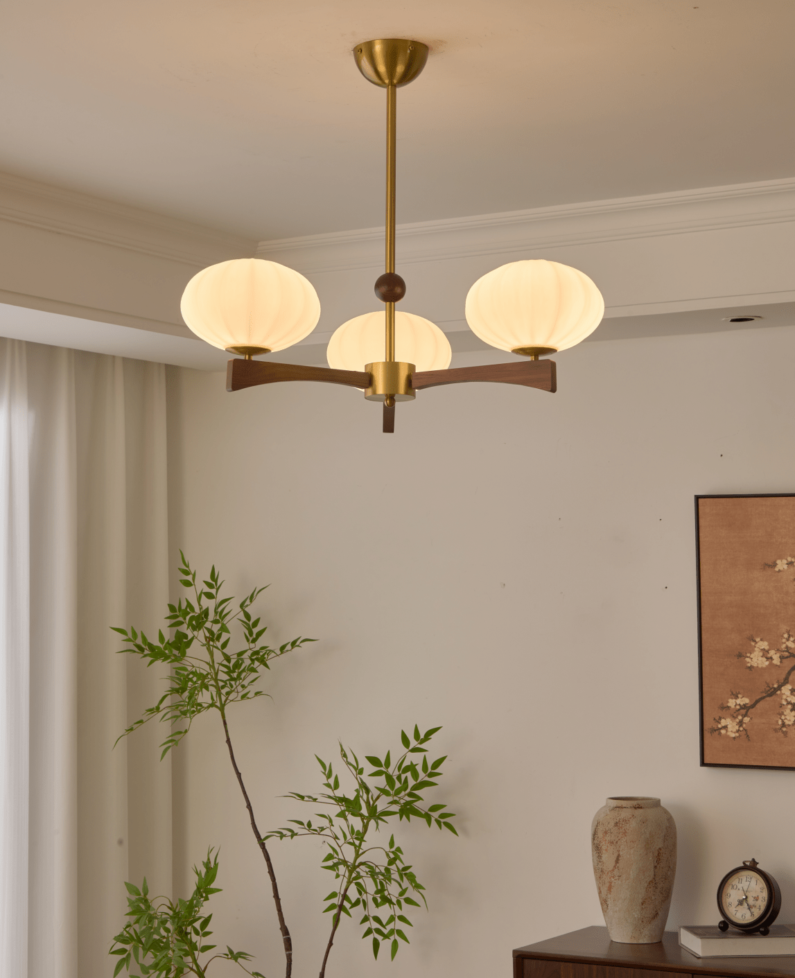 Elias Mid-Century Chandelier