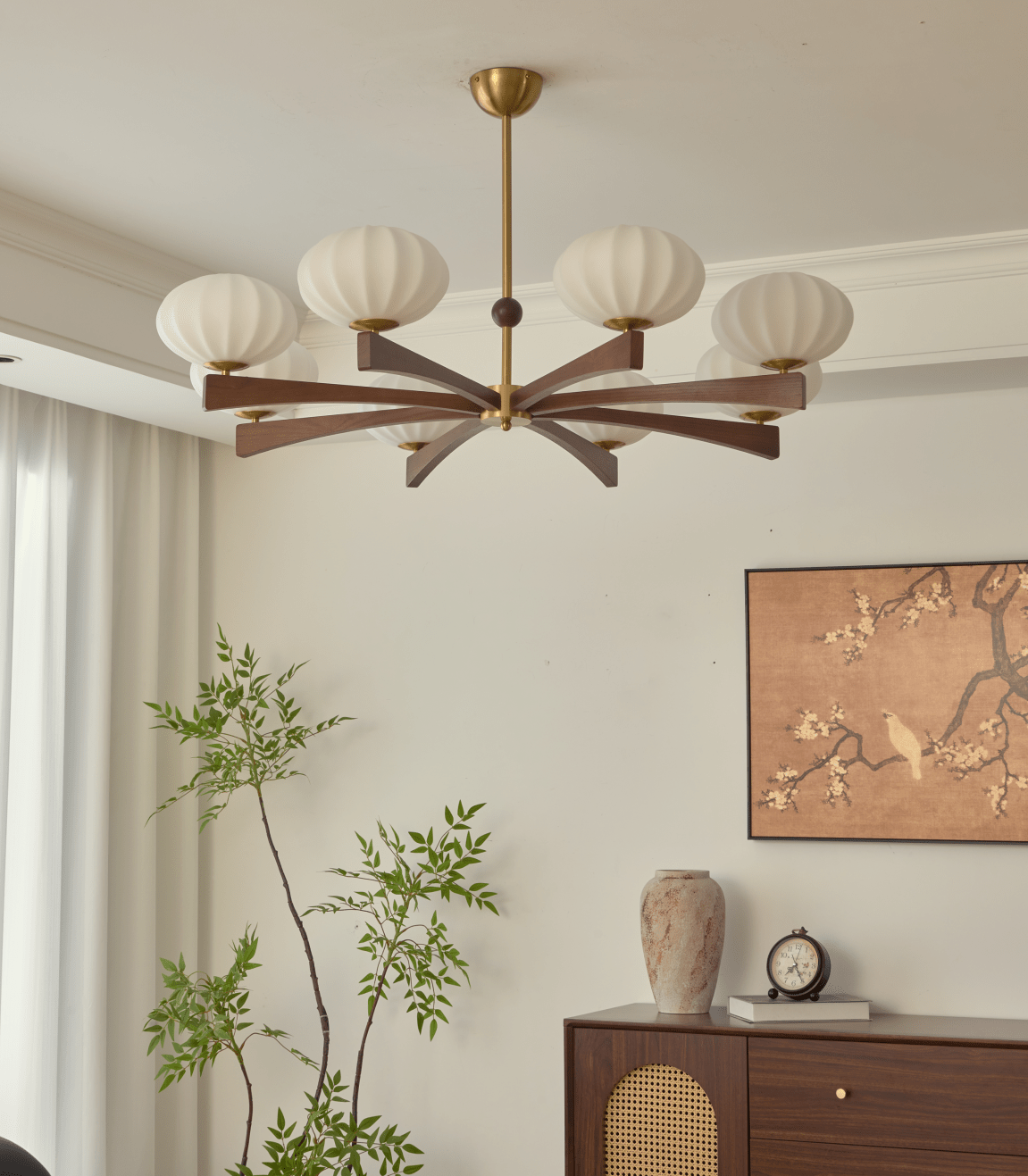 Elias Mid-Century Chandelier