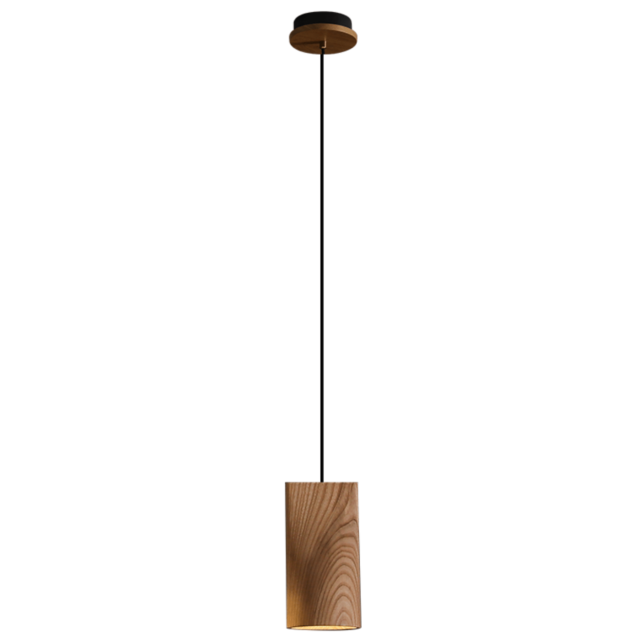 Nordic Tilted Wood Pendant Light