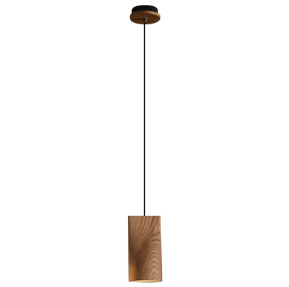 Nordic Tilted Wood Pendant Light