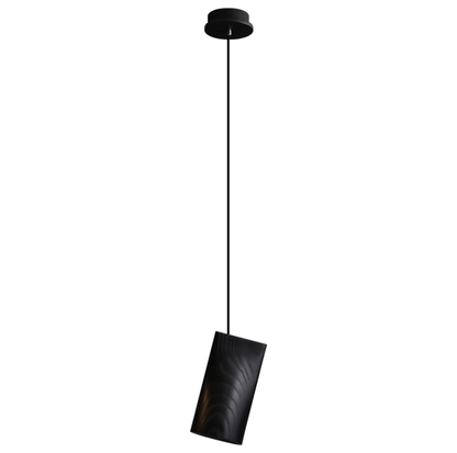 Nordic Tilted Wood Pendant Light