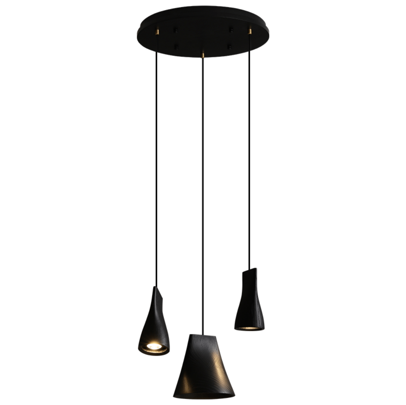 Nordic Tilted Wood Pendant Light
