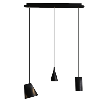 Nordic Tilted Wood Pendant Light