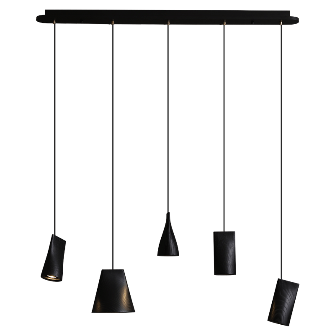 Nordic Tilted Wood Pendant Light