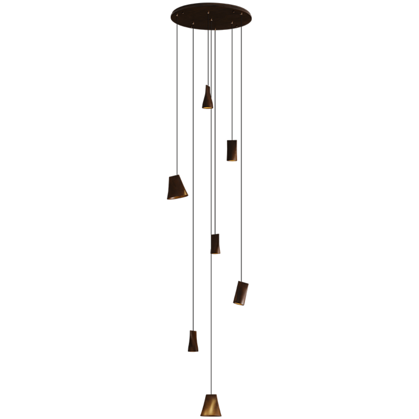 Nordic Tilted Wood Pendant Light