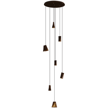 Nordic Tilted Wood Pendant Light