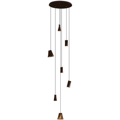 Nordic Tilted Wood Pendant Light