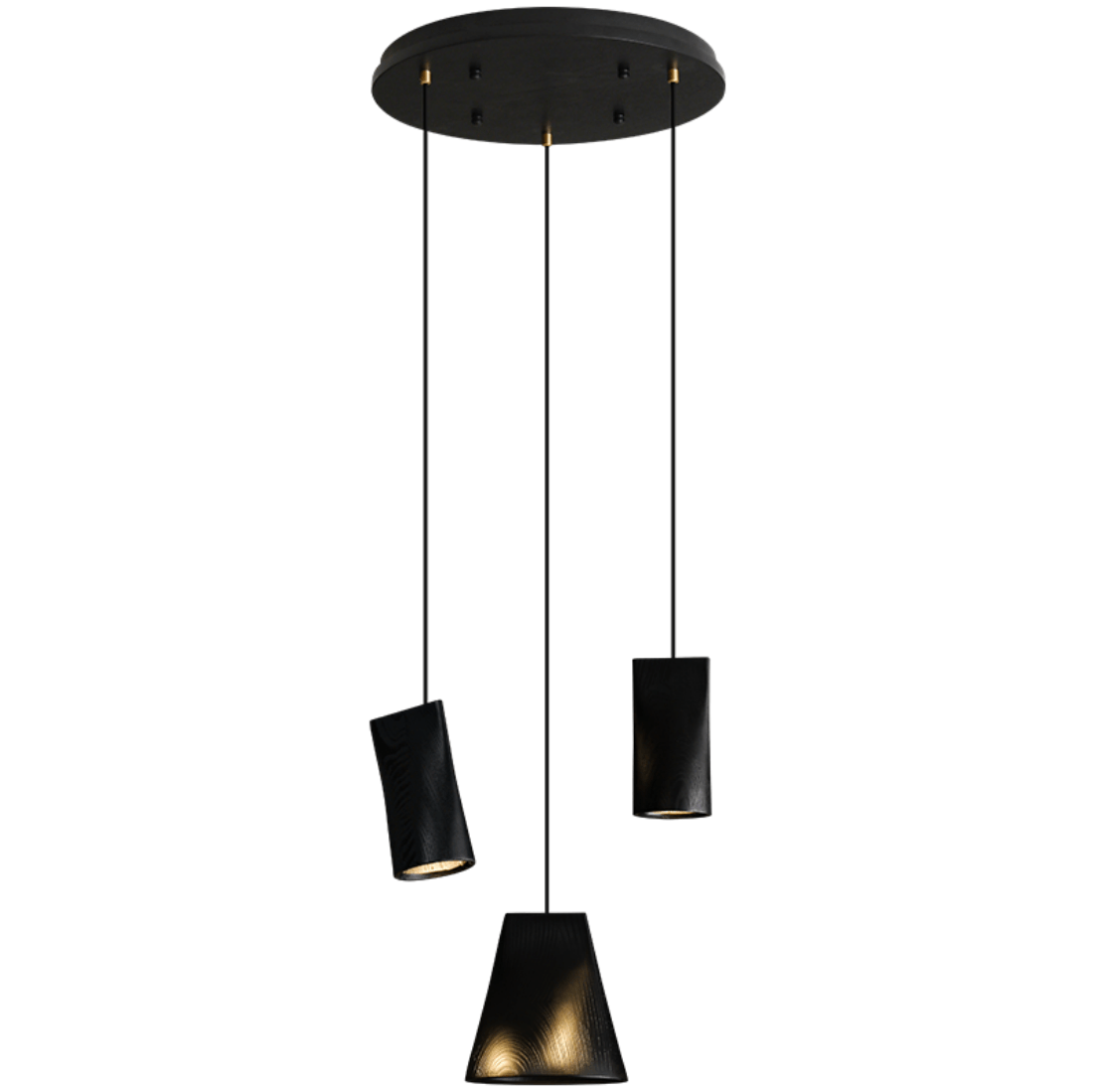 Nordic Tilted Wood Pendant Light