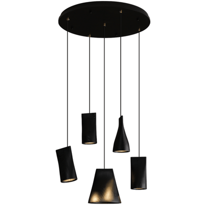Nordic Tilted Wood Pendant Light