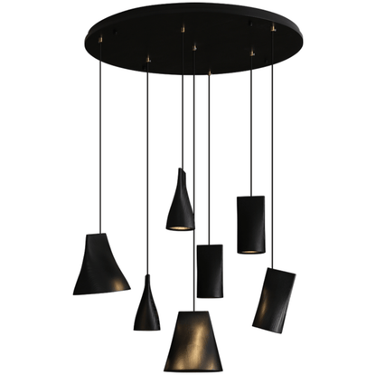 Nordic Tilted Wood Pendant Light