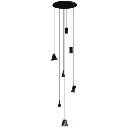 Nordic Tilted Wood Pendant Light