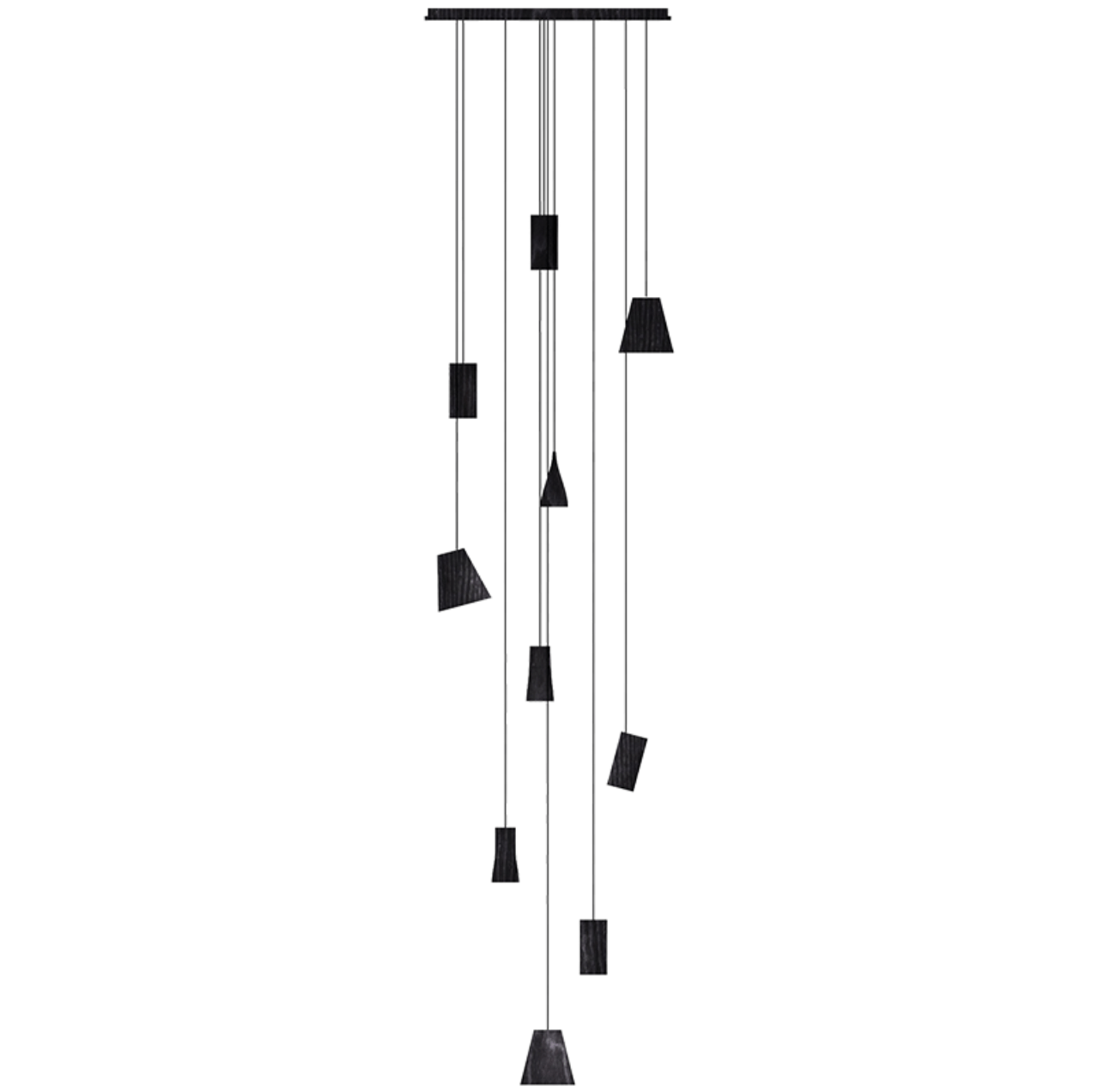 Nordic Tilted Wood Pendant Light