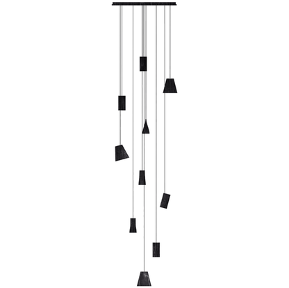 Nordic Tilted Wood Pendant Light