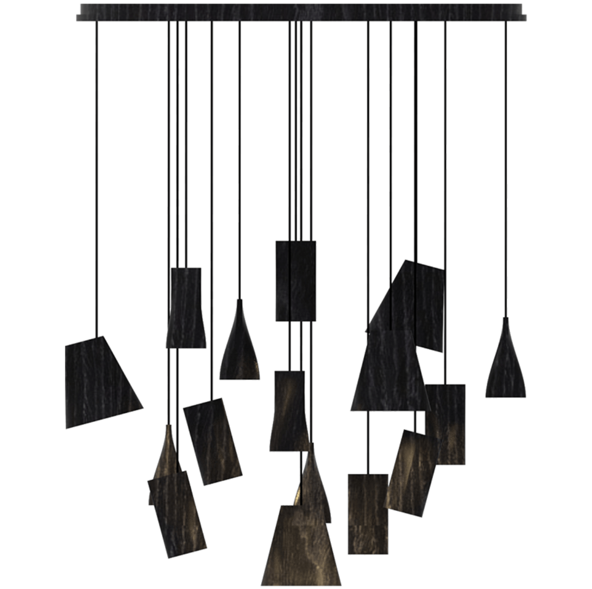 Nordic Tilted Wood Pendant Light