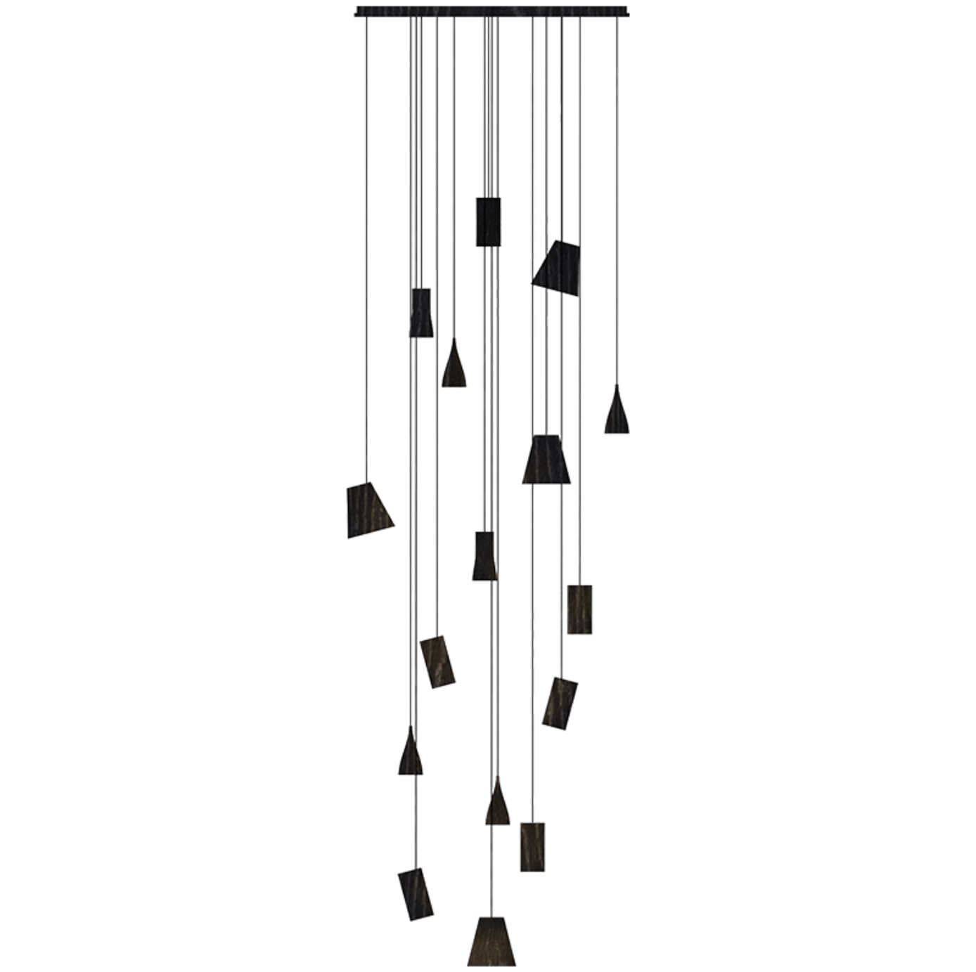 Nordic Tilted Wood Pendant Light
