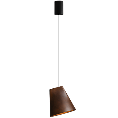 Nordic Tilted Wood Pendant Light