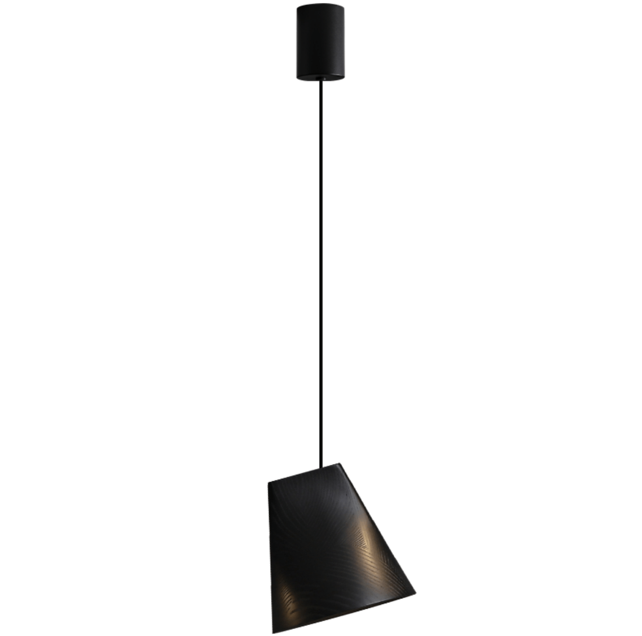 Nordic Tilted Wood Pendant Light