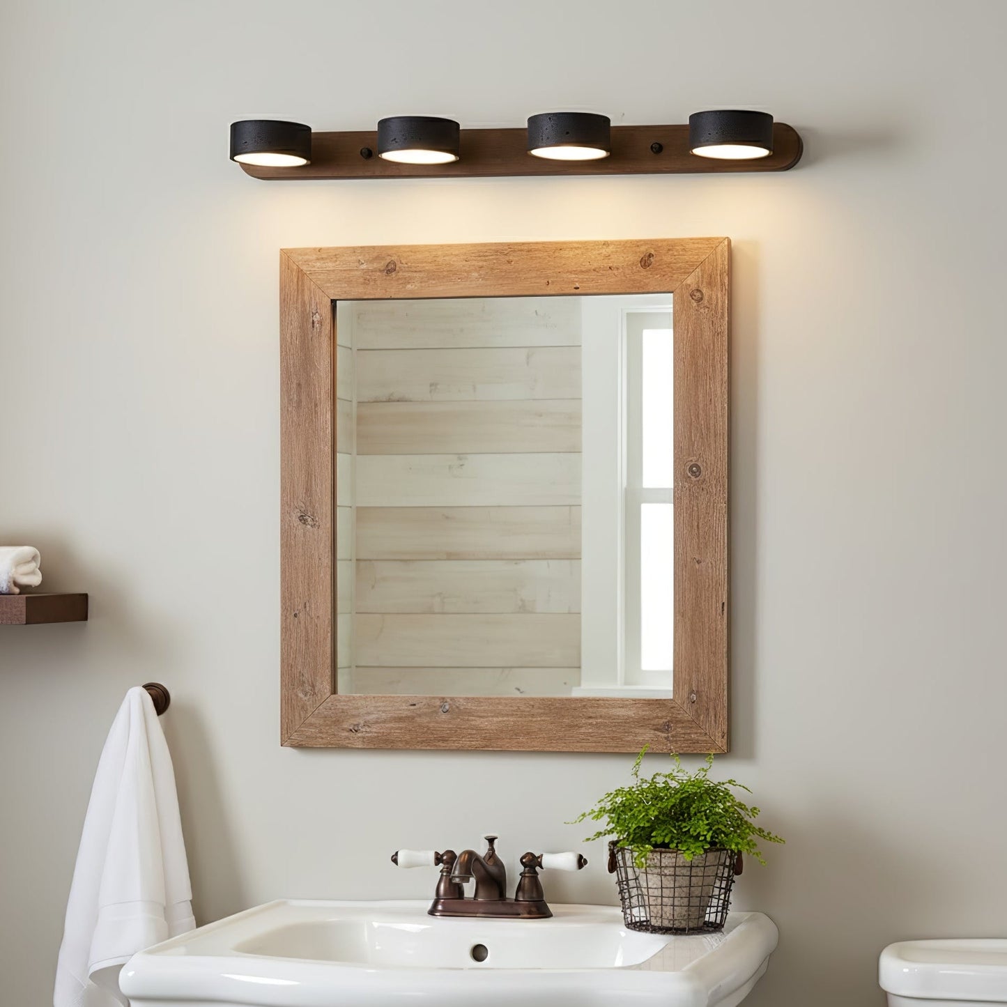 Black Travertine Duo Wall Light