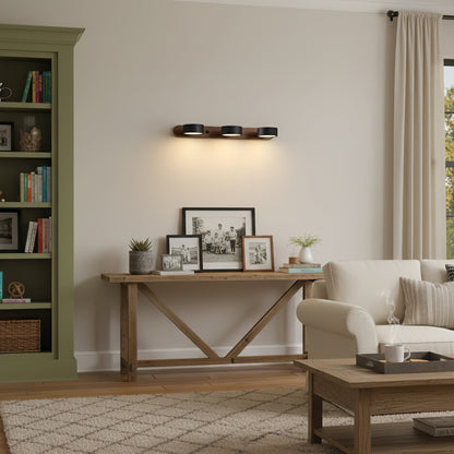 Black Travertine Duo Wall Light