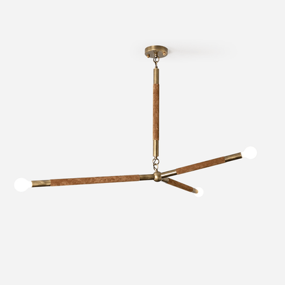 Wrapped Linear Chandelier