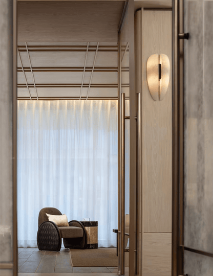 Alabaster Veil Wall Sconce