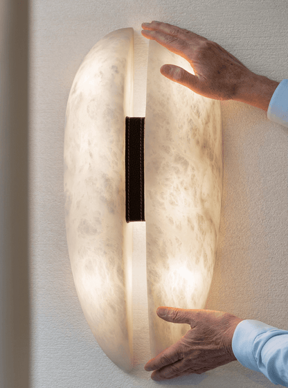 Alabaster Veil Wall Sconce