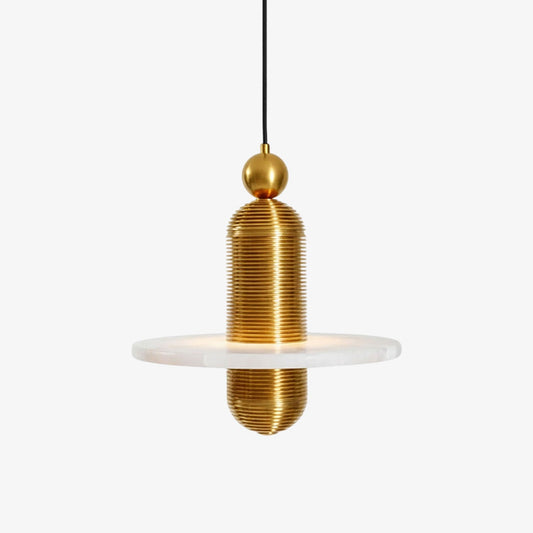 Saturn Alabaster Pendant Light
