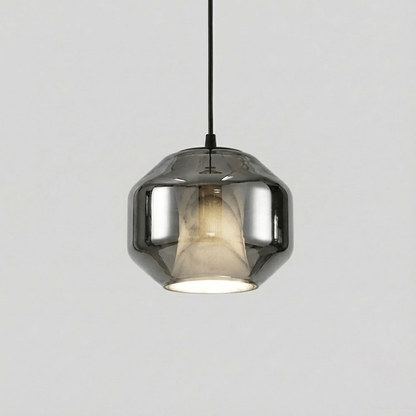 Alabaster Glass Cylinder Pendant Light