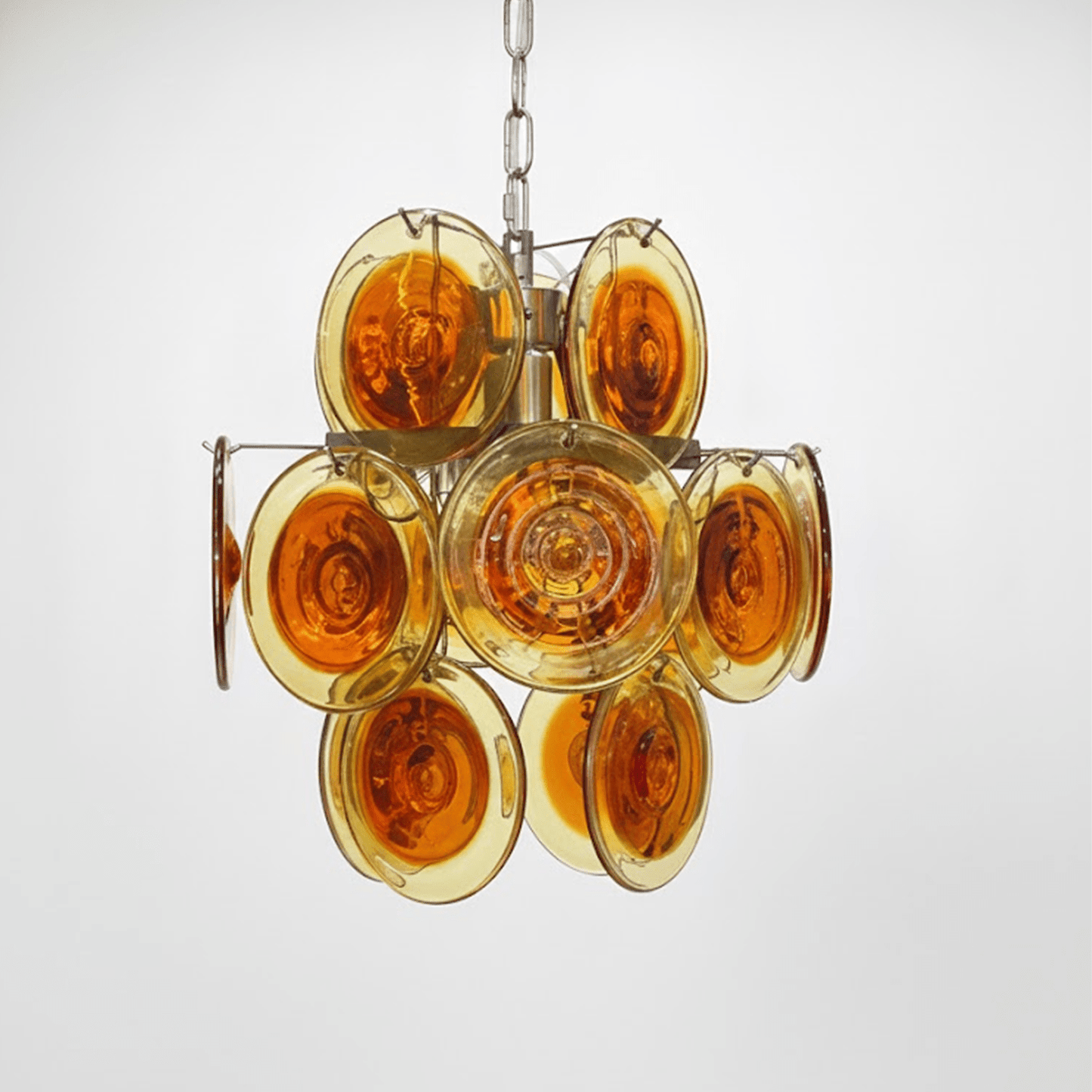 Mazzega Vistosi Murano Chandelier
