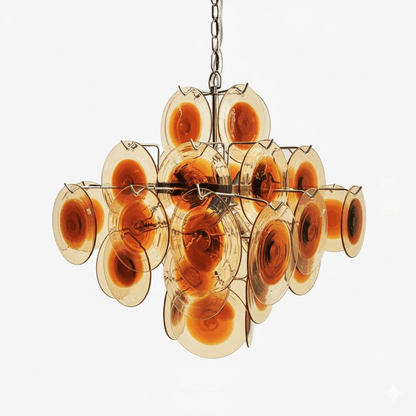 Mazzega Vistosi Murano Chandelier