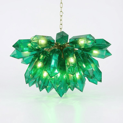 Emerald Crystal Chandelier