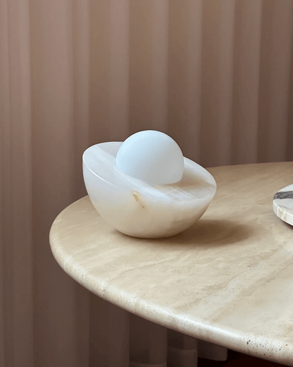 Halo Pebble Stone Table Lamp