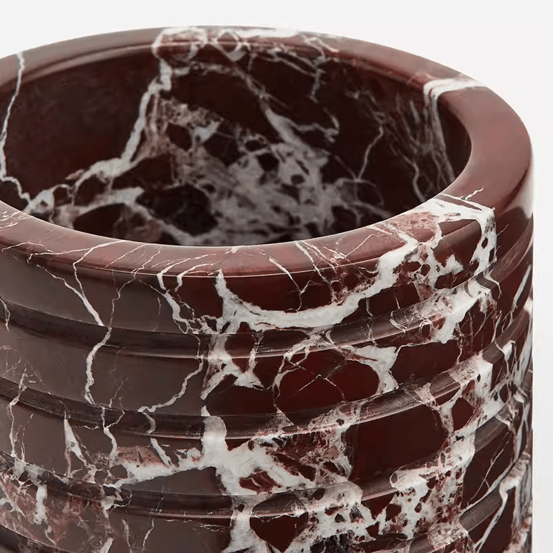Rosso Levanto Marble Vessel