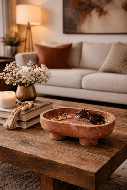 Luna Marble Tray