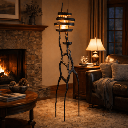 Vortex Sculpture Floor Lamp