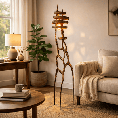 Vortex Sculpture Floor Lamp