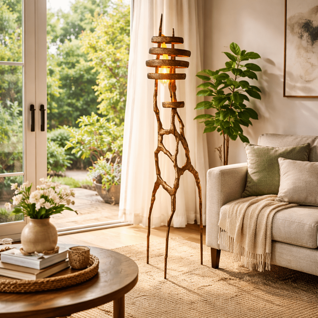 Vortex Sculpture Floor Lamp