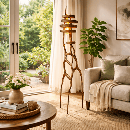 Vortex Sculpture Floor Lamp