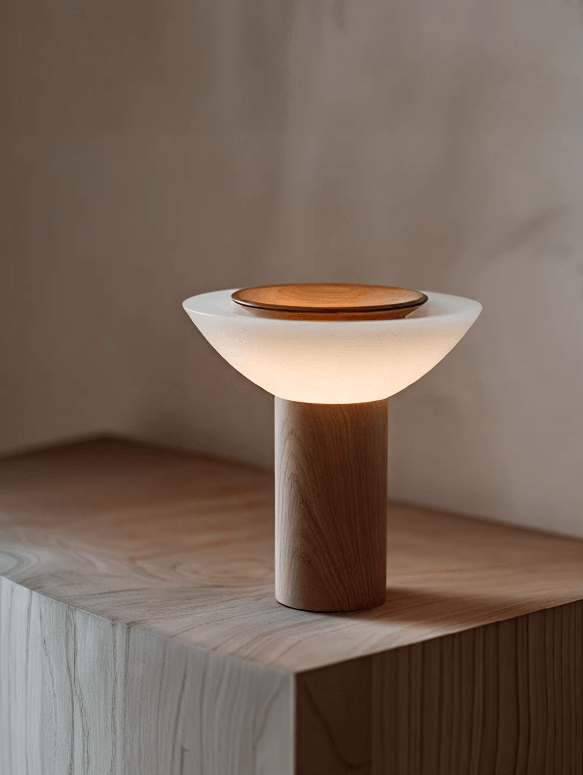 Solace Wood Table Lamp