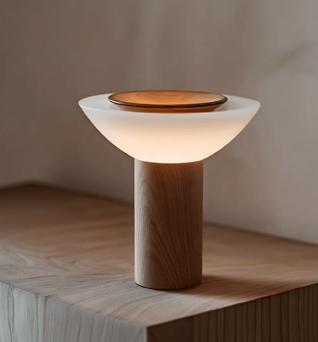 Solace Wood Table Lamp