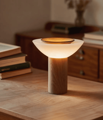 Solace Wood Table Lamp