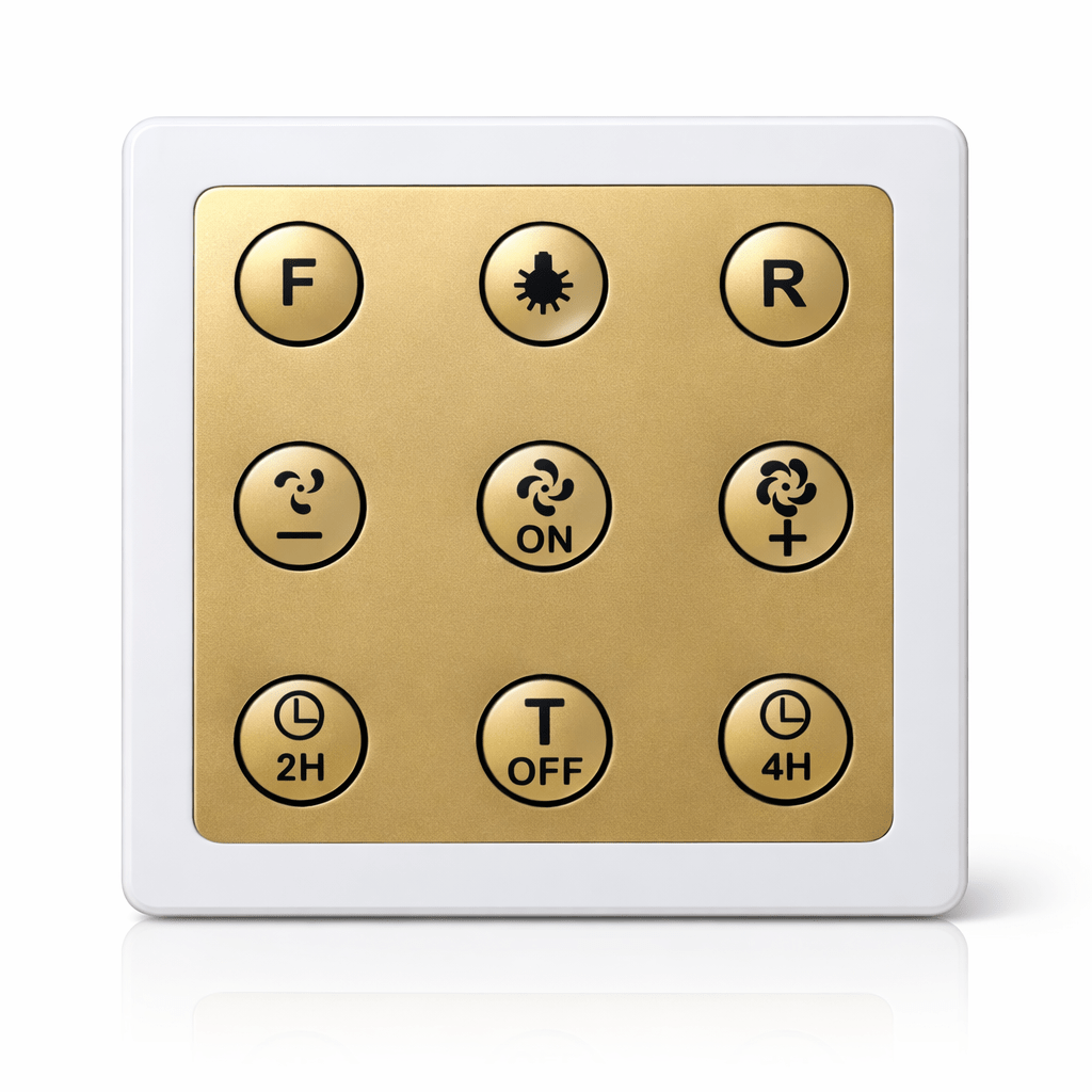Gold Wireless Wall Switch