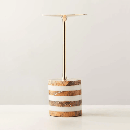 Strata Rise Marble Candle Holder